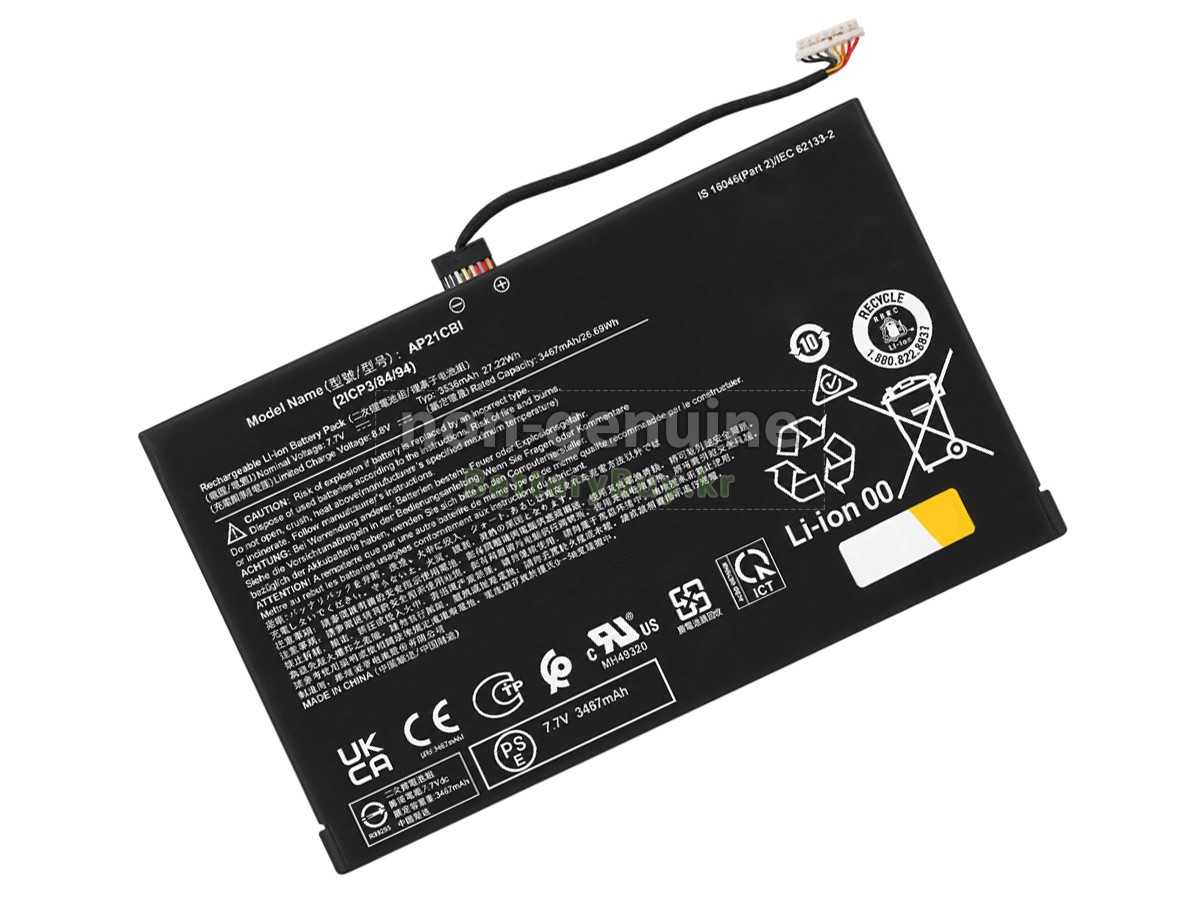 Acer AP21CBI 대체 배터리