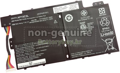 Acer AP15C3L(2ICP4/91/91) 배터리