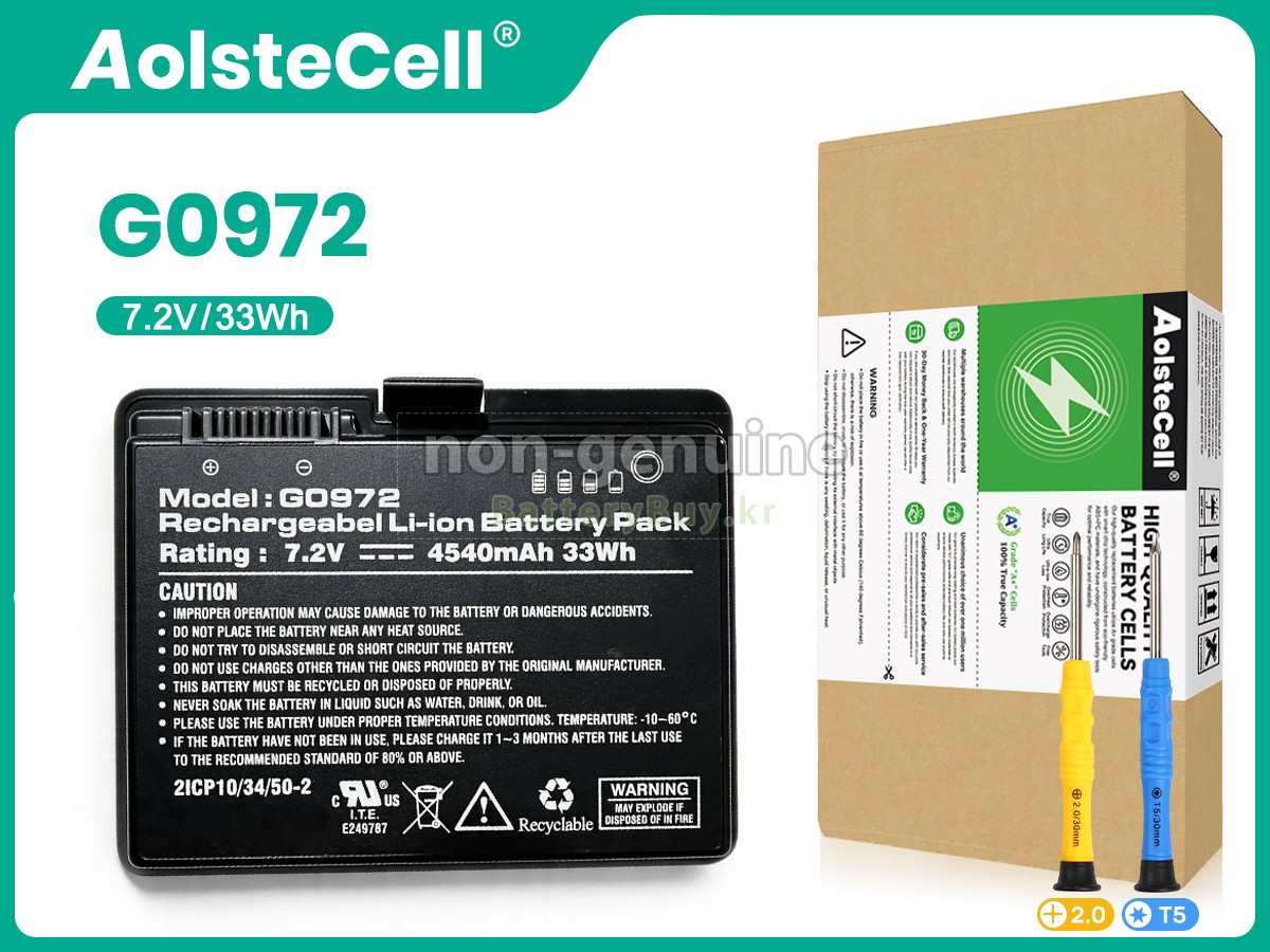 AolsteCell G0972 대체 배터리
