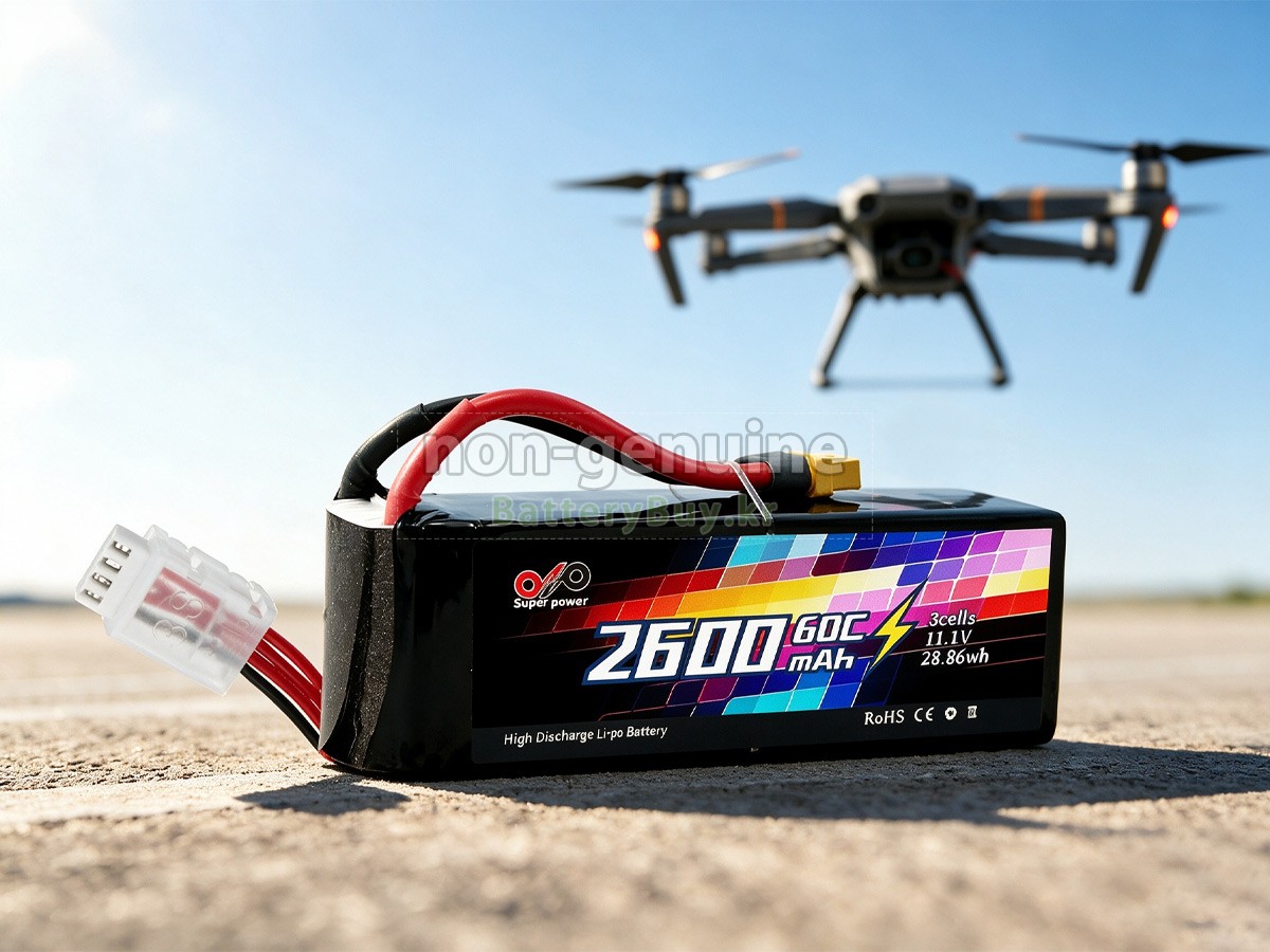 AolsteCell 11.1V 2600MAH 60C XT60 대체 배터리