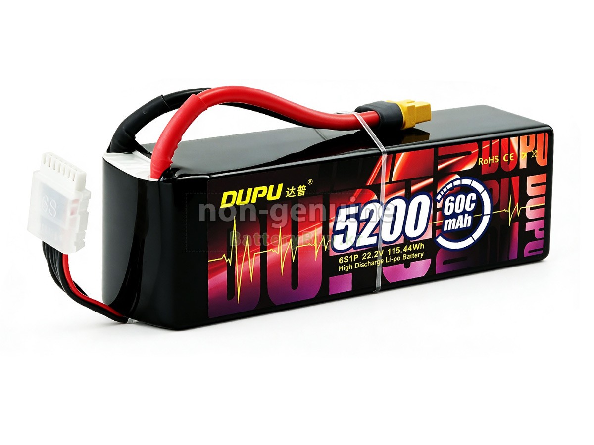 AolsteCell 22.2V 6S 5200MAH 60C XT60 대체 배터리