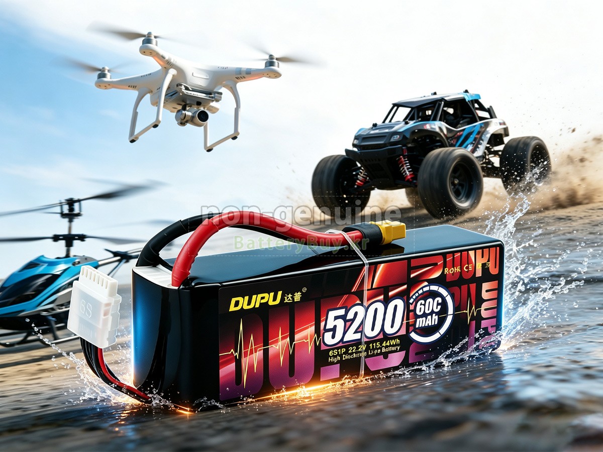 AolsteCell 22.2V 6S 5200MAH 60C XT60 대체 배터리
