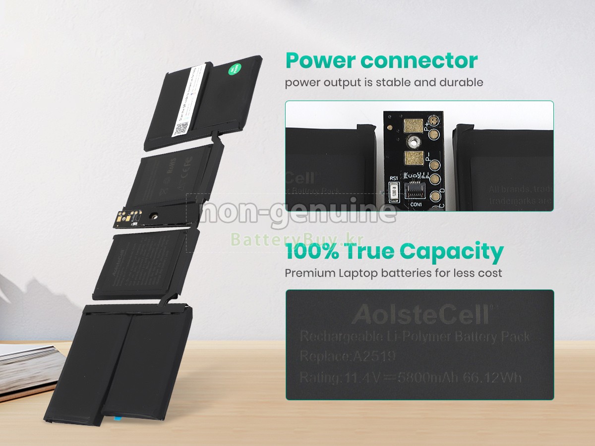 Apple MacBook Pro 14-inch 3.2 GHZ M1 MAX A2442 대체 배터리