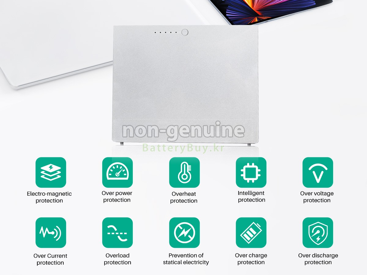 Apple 15.4 inch 2.33GHZ (Matt or Glossy WideScreen display) Battery Photo15.4 inch 2.33GHZ 대체 배터리