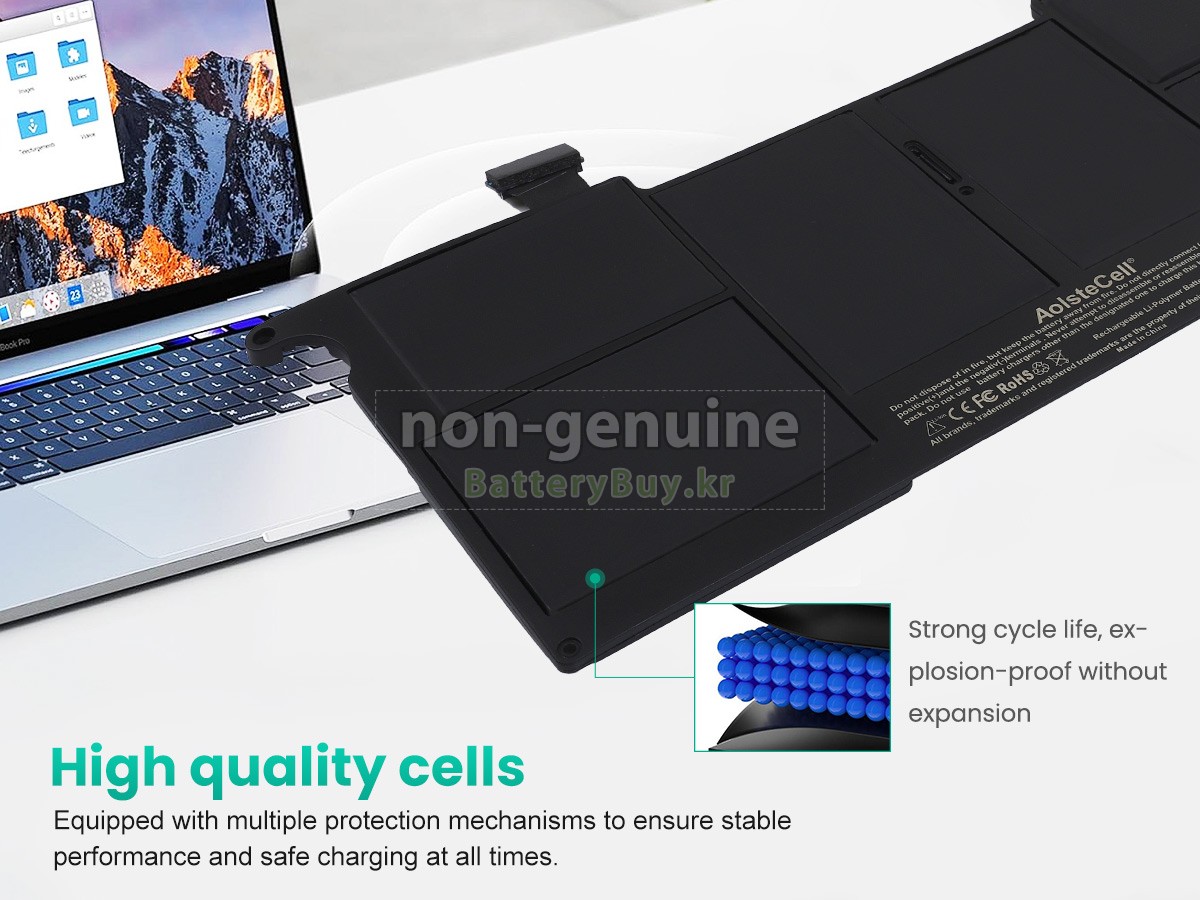 Apple MacBook Air Core I7 1.8GHZ 11 inch A1370(EMC 2471) 대체 배터리