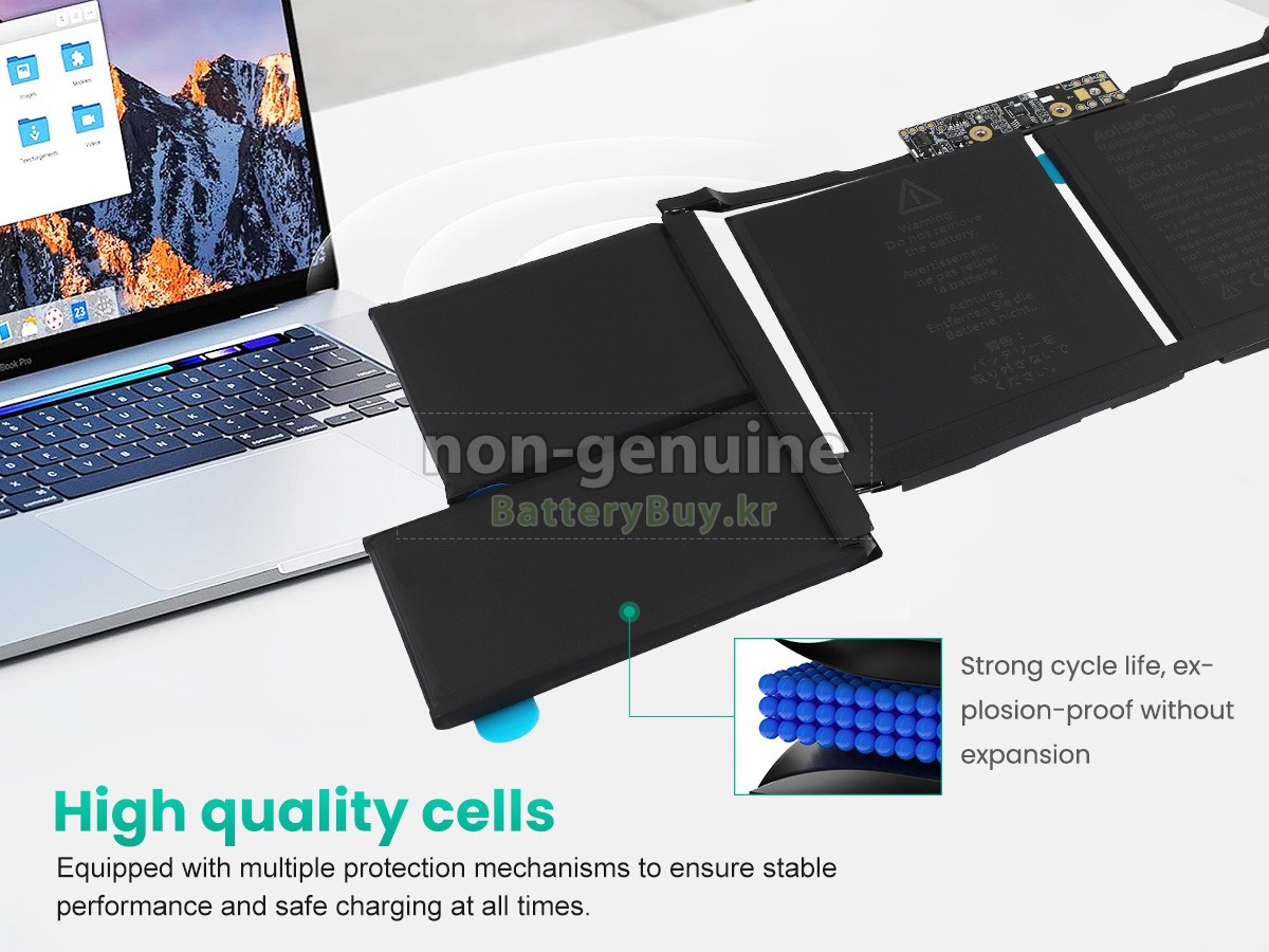 Apple MacBook Pro Core I9 2.9G 15 inch TOUCH/2018 대체 배터리