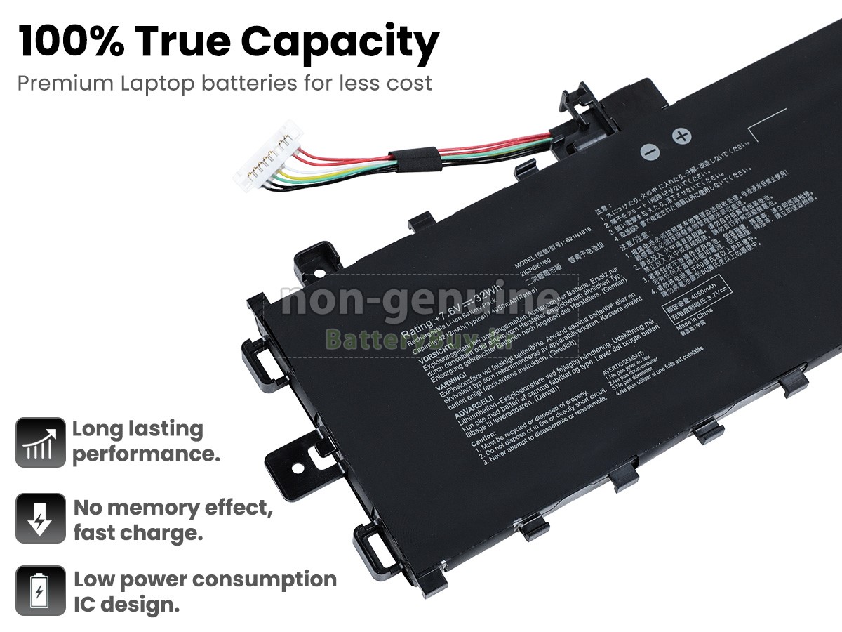 Asus B21N1818 대체 배터리