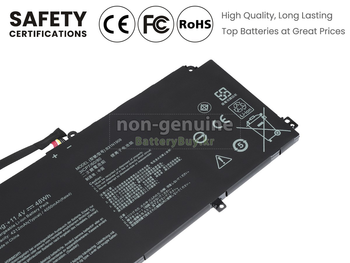 Asus B31N1909 대체 배터리
