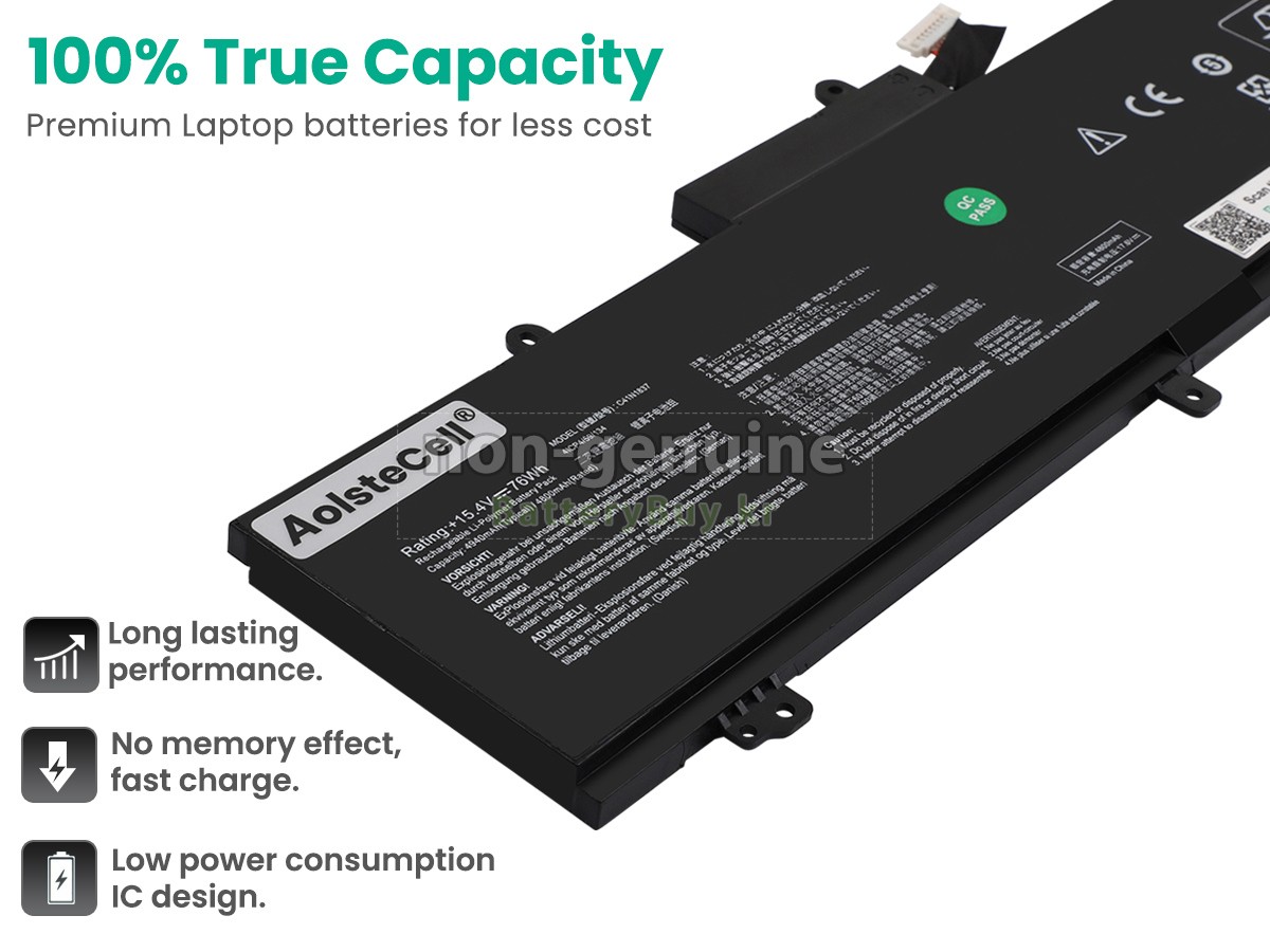 Asus C41N1837 대체 배터리