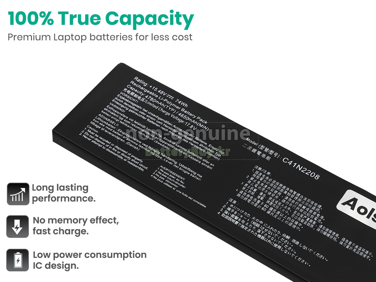 Asus RC71L-NH002W 대체 배터리