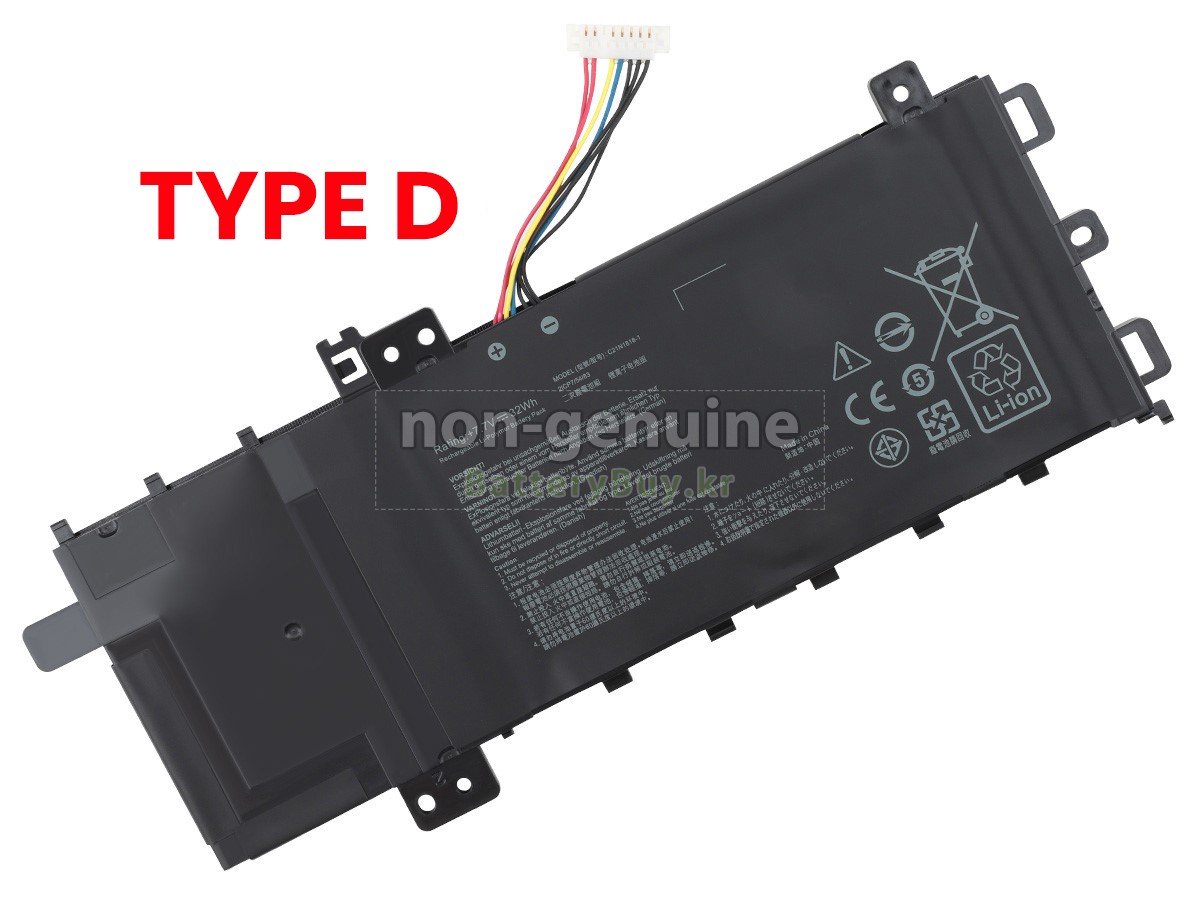 Asus B21N1818 대체 배터리