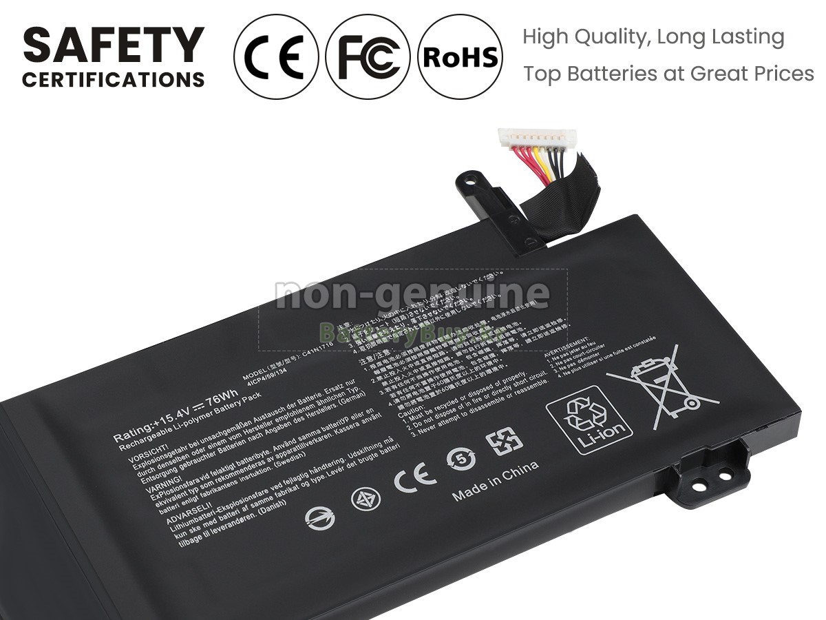 Asus GL703GS 배터리