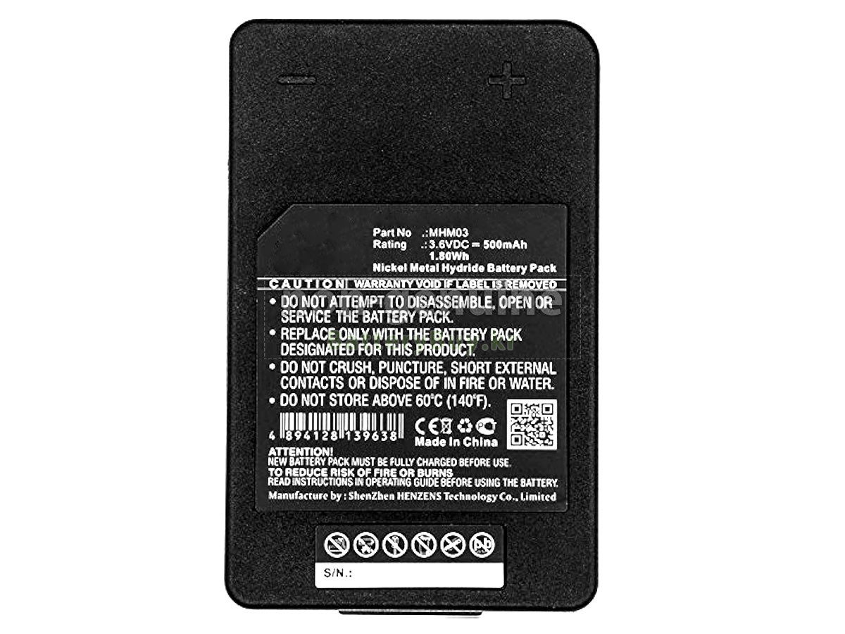 Autec MHM03 대체 배터리