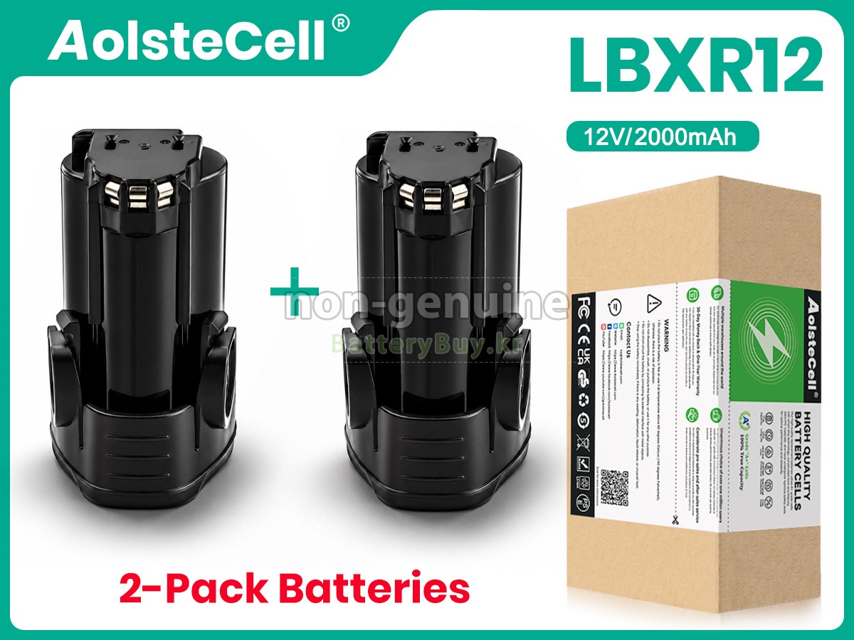 Black Decker BDCDMT112 대체 배터리