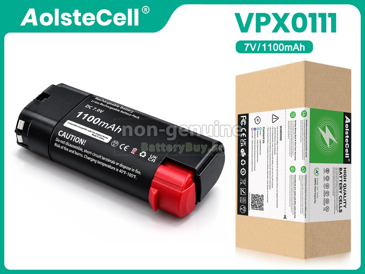 Black Decker VPX1201 대체 배터리