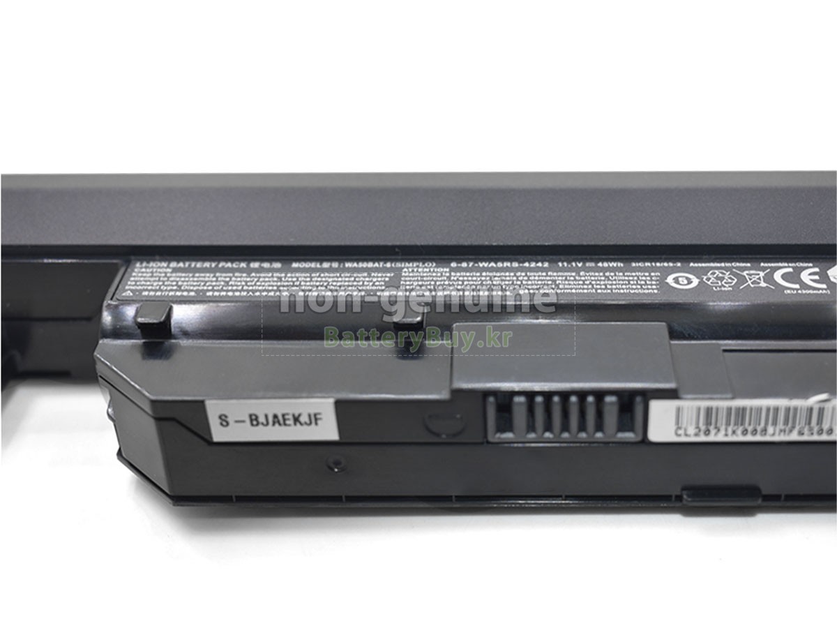 Clevo 6-87-WA50S 대체 배터리