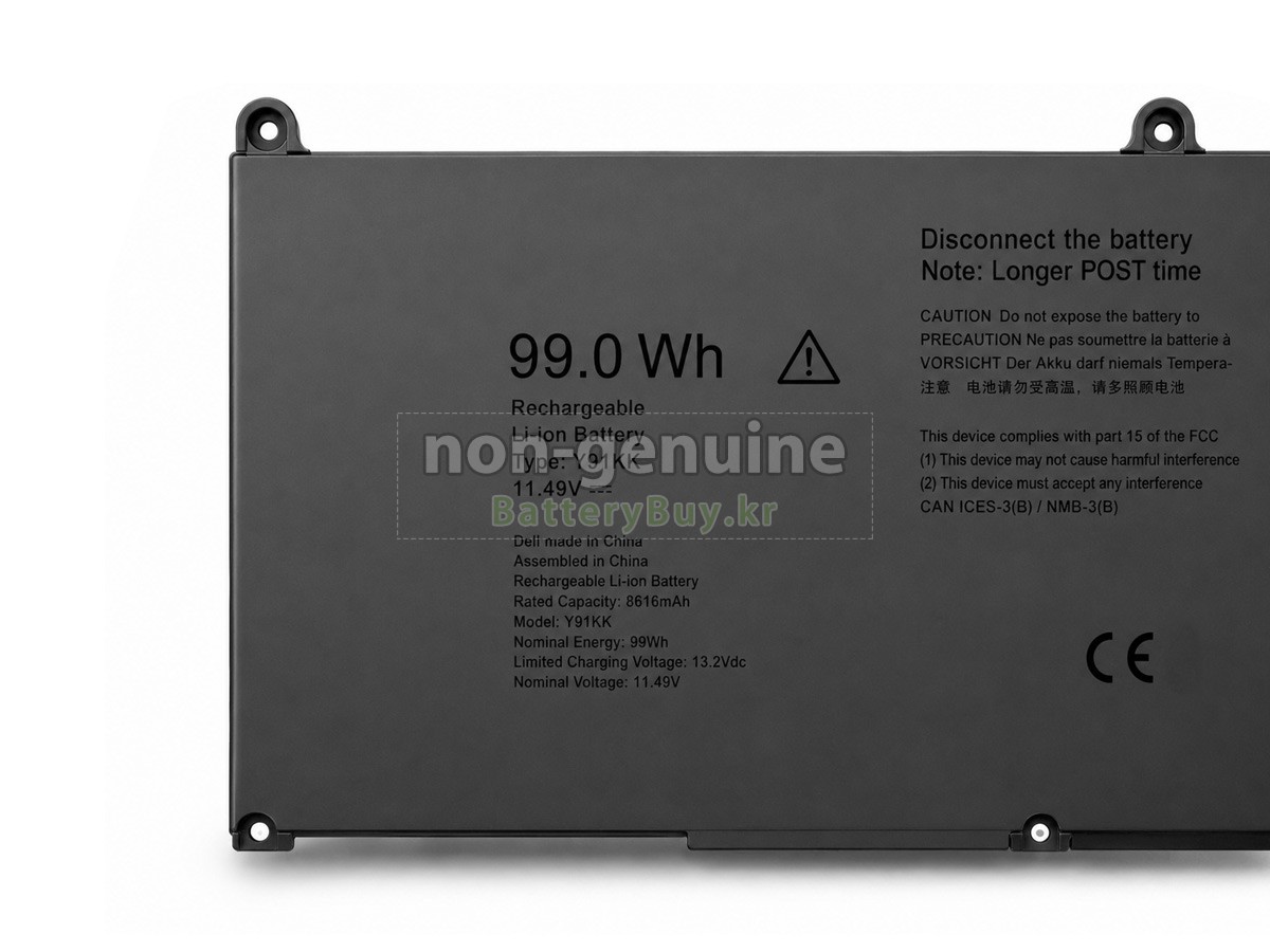 Dell 00D1HD 대체 배터리