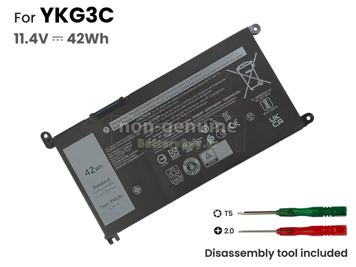 Dell X0Y5M 대체 배터리