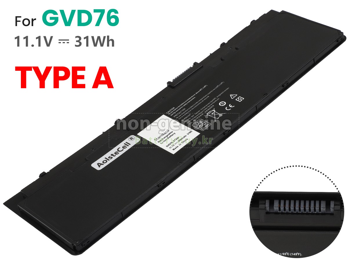 Dell F3G33 대체 배터리