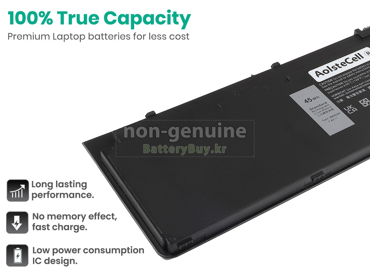 Dell F3G33 대체 배터리