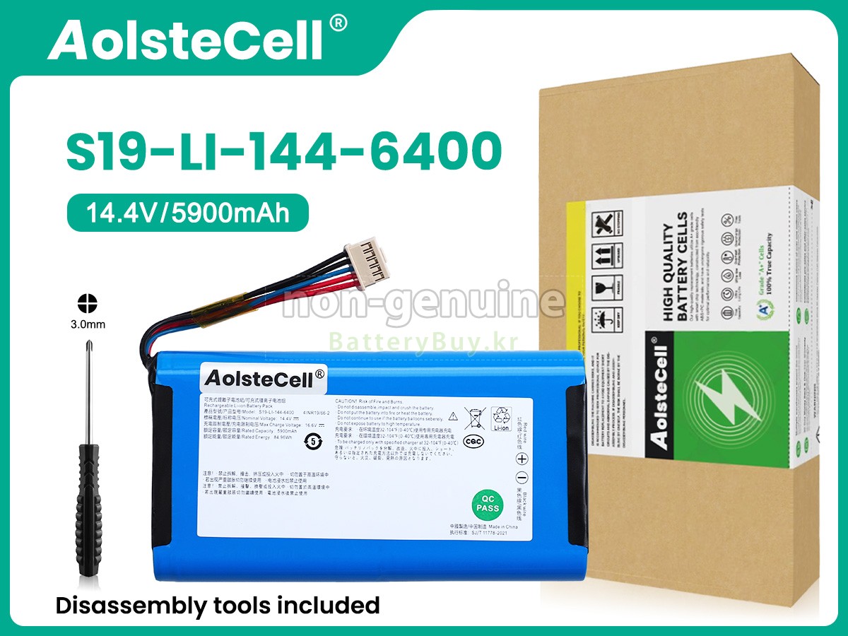 Ecovacs S19-LI-144-6400 대체 배터리