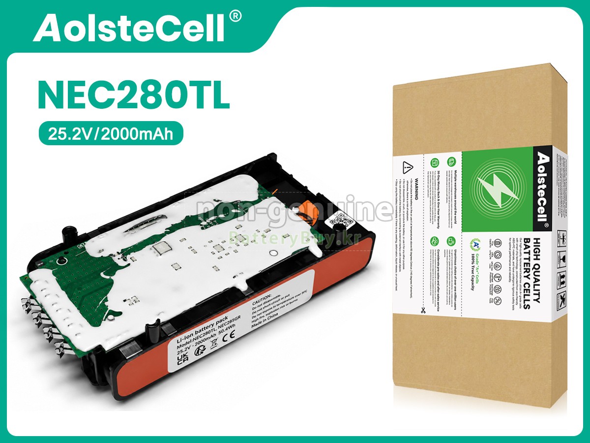 Eureka NEC285GR 대체 배터리