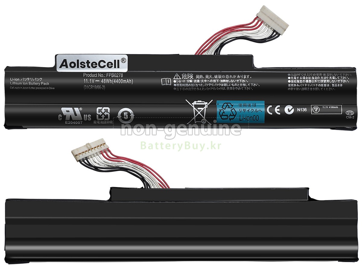 Fujitsu LifeBook AH552 대체 배터리