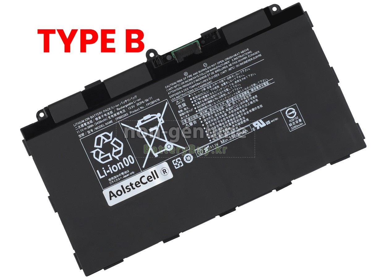 Fujitsu FPB0349S 대체 배터리