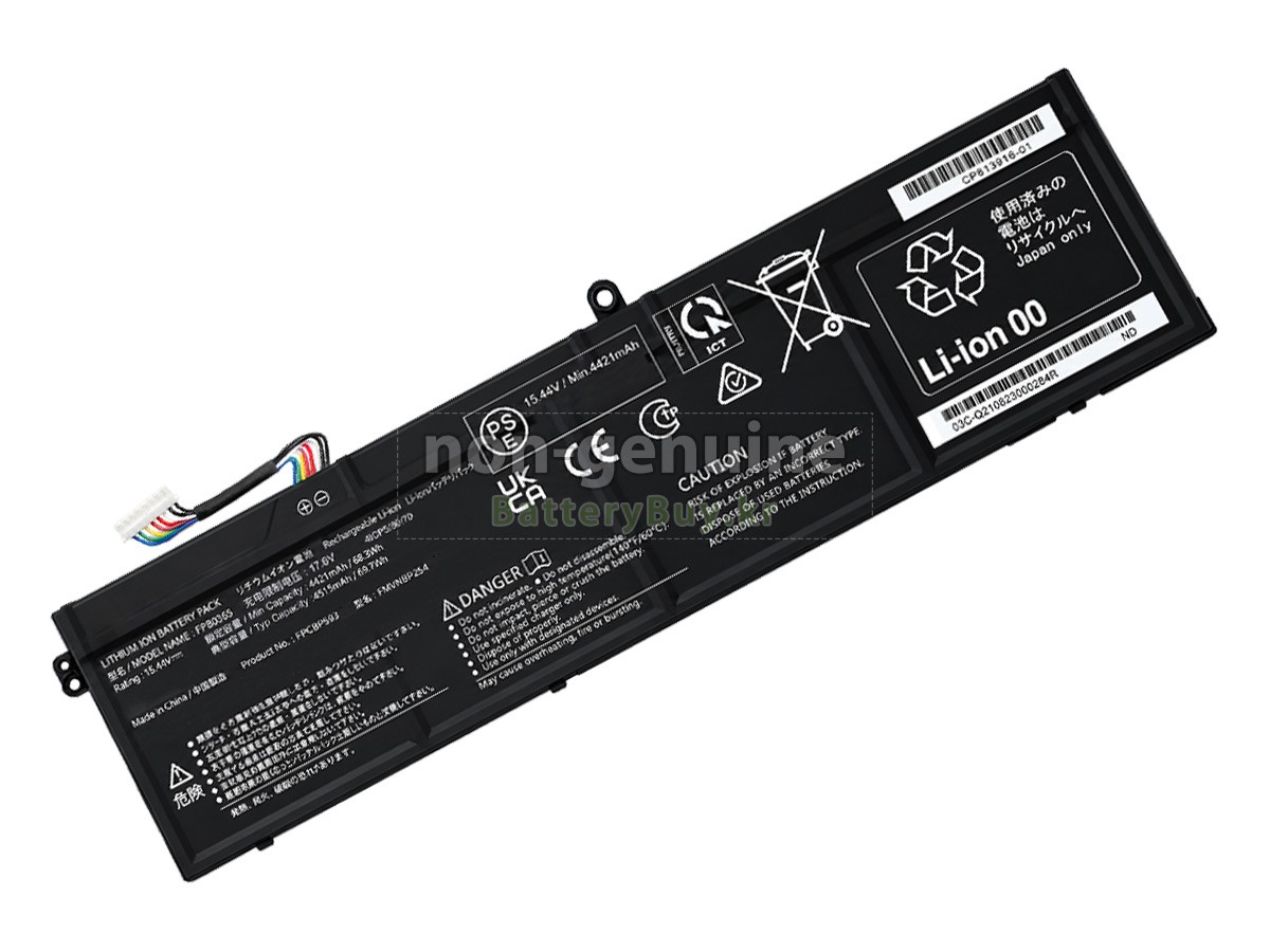 Fujitsu CP813910-01 대체 배터리
