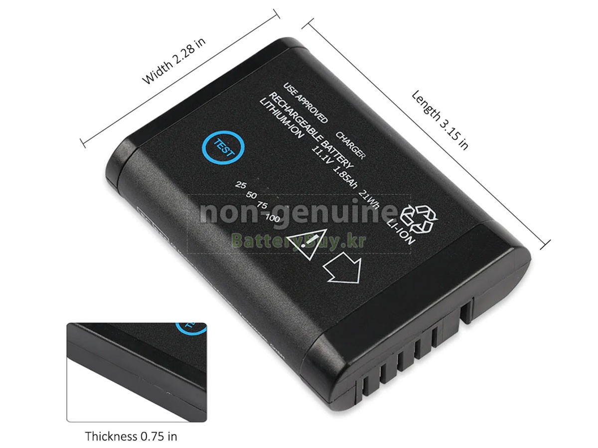 GE MINI DASH SOLAR 8000I 대체 배터리