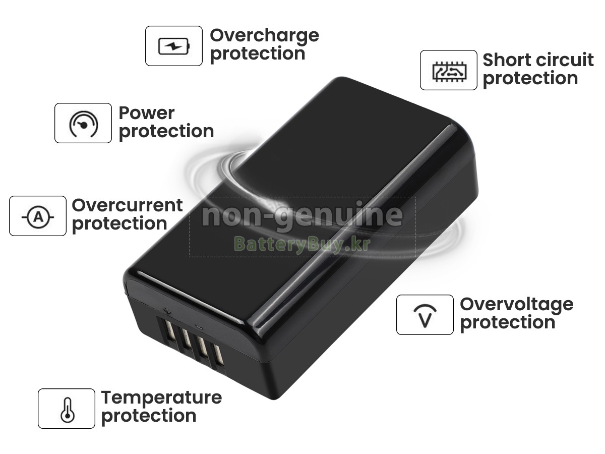 GE MAC 600 대체 배터리