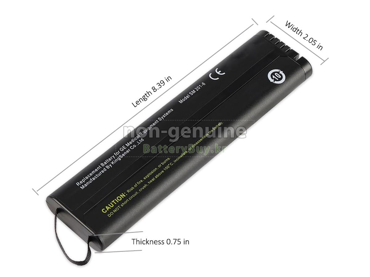 GE DASH 4000 대체 배터리