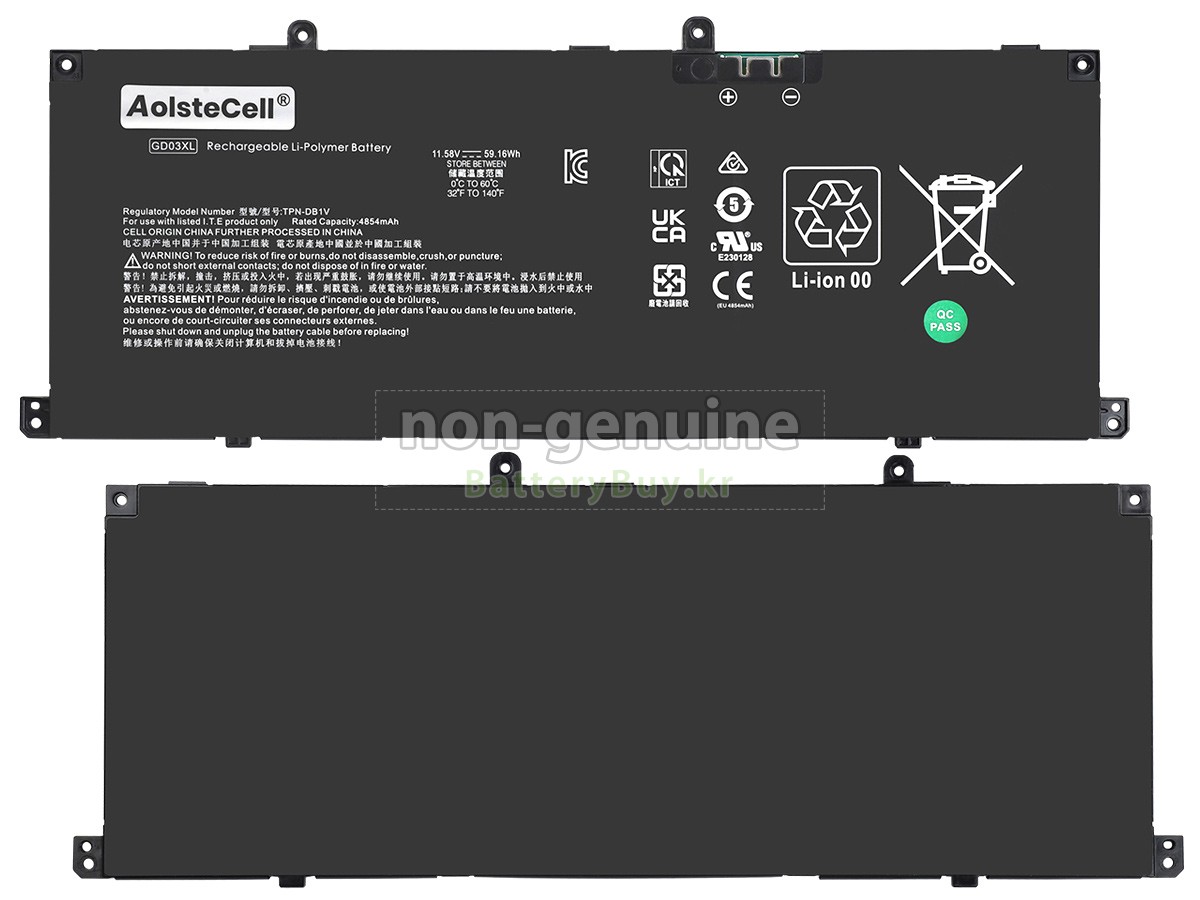 HP OmniBook X 14-KA0010CA 대체 배터리