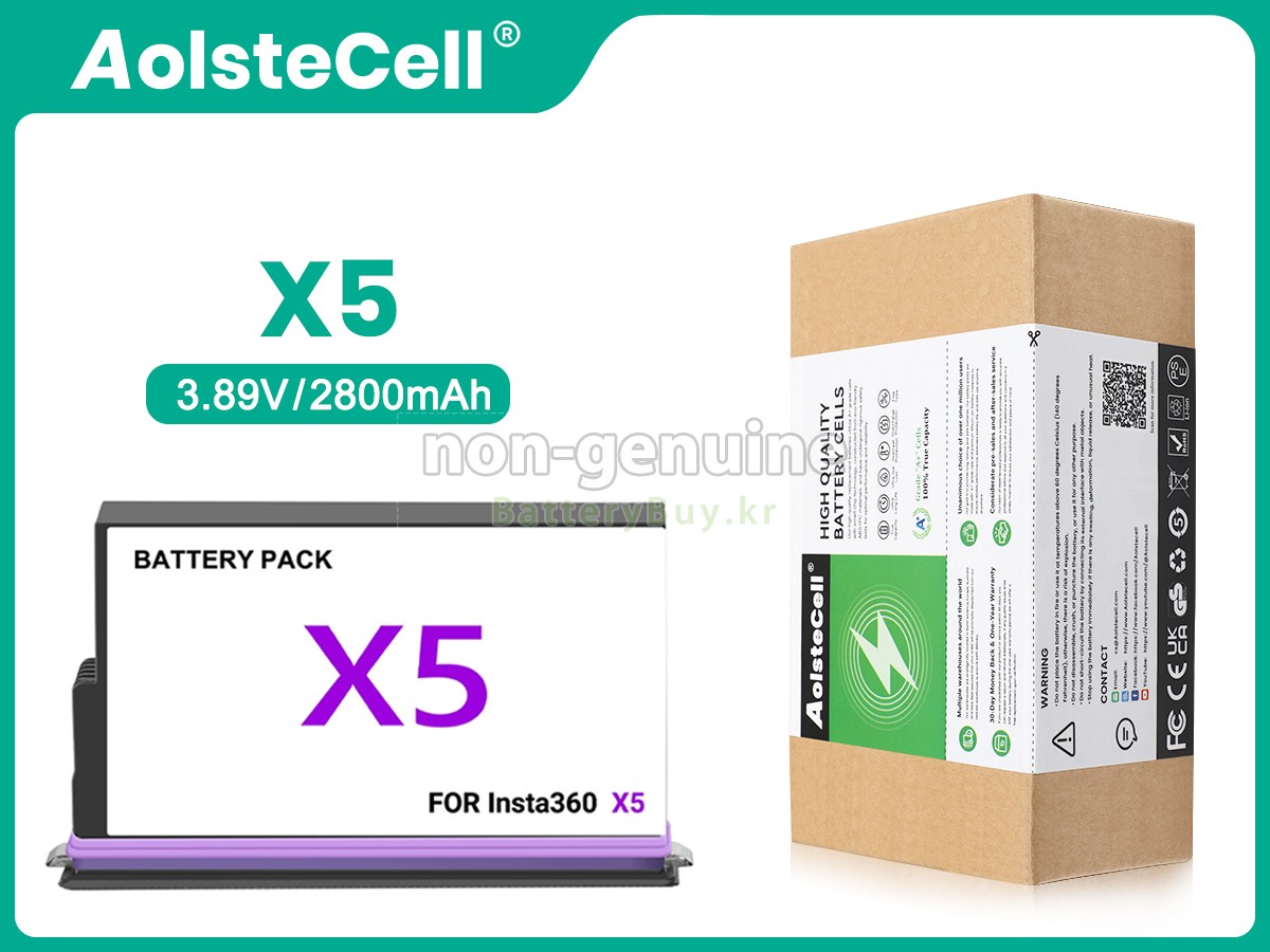 Insta360 JH-X5 대체 배터리