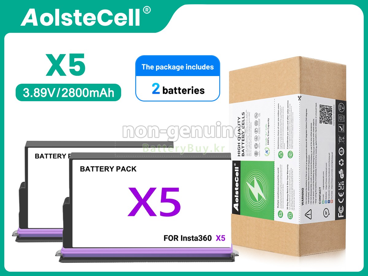 Insta360 JH-X5 대체 배터리