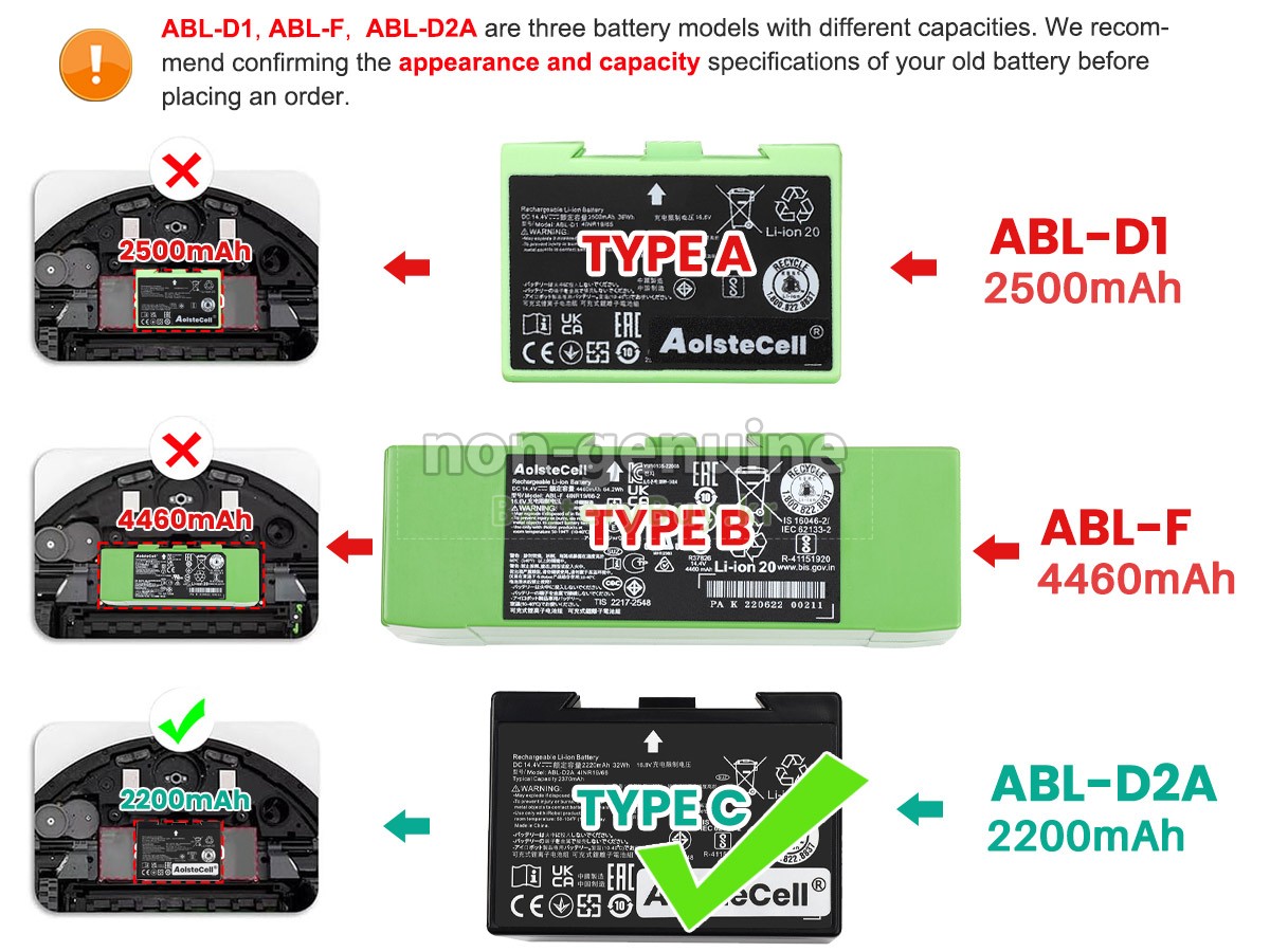 iRobot ABL-F 대체 배터리