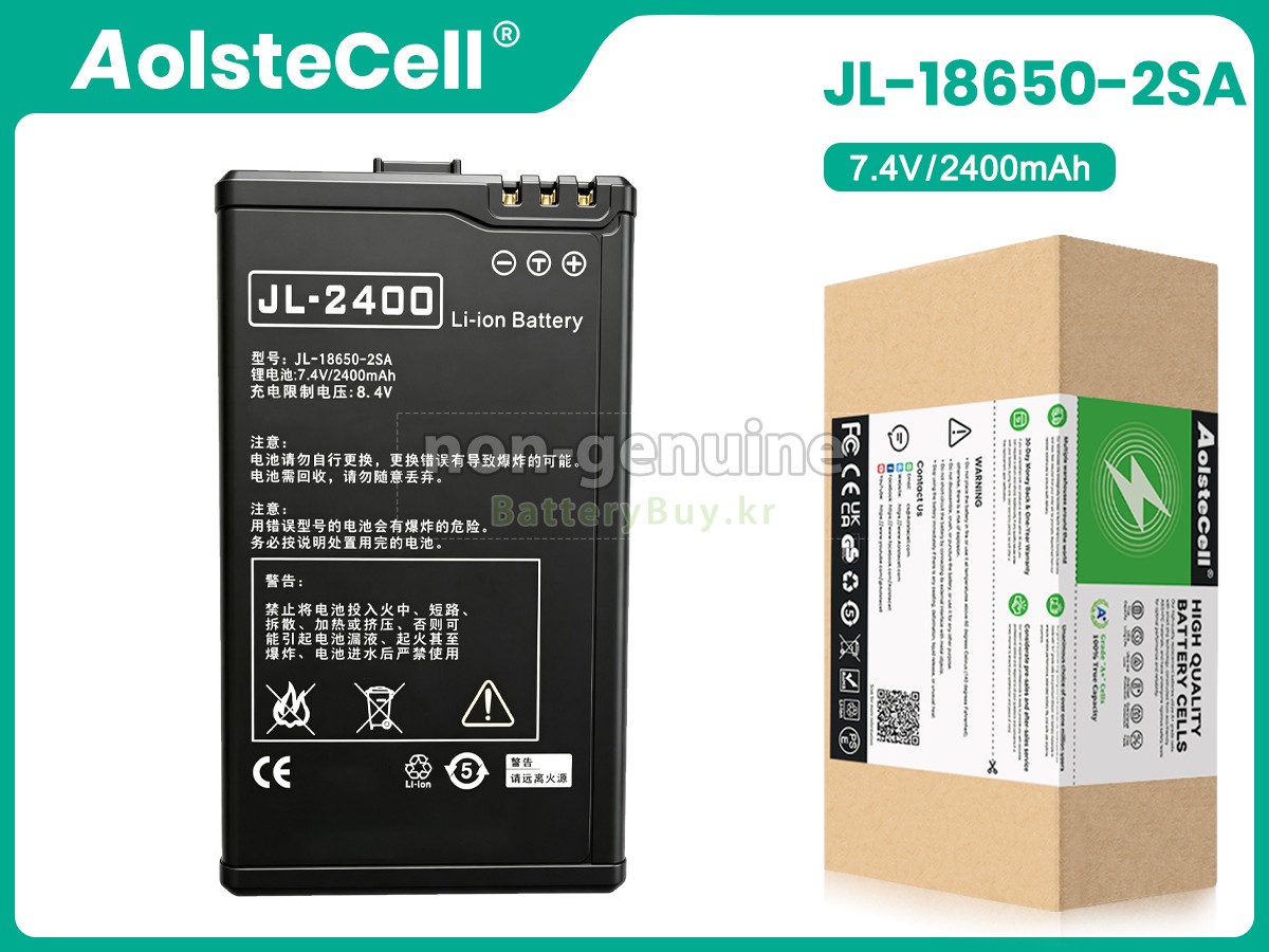 JQTEK JL-18650-2SA 대체 배터리