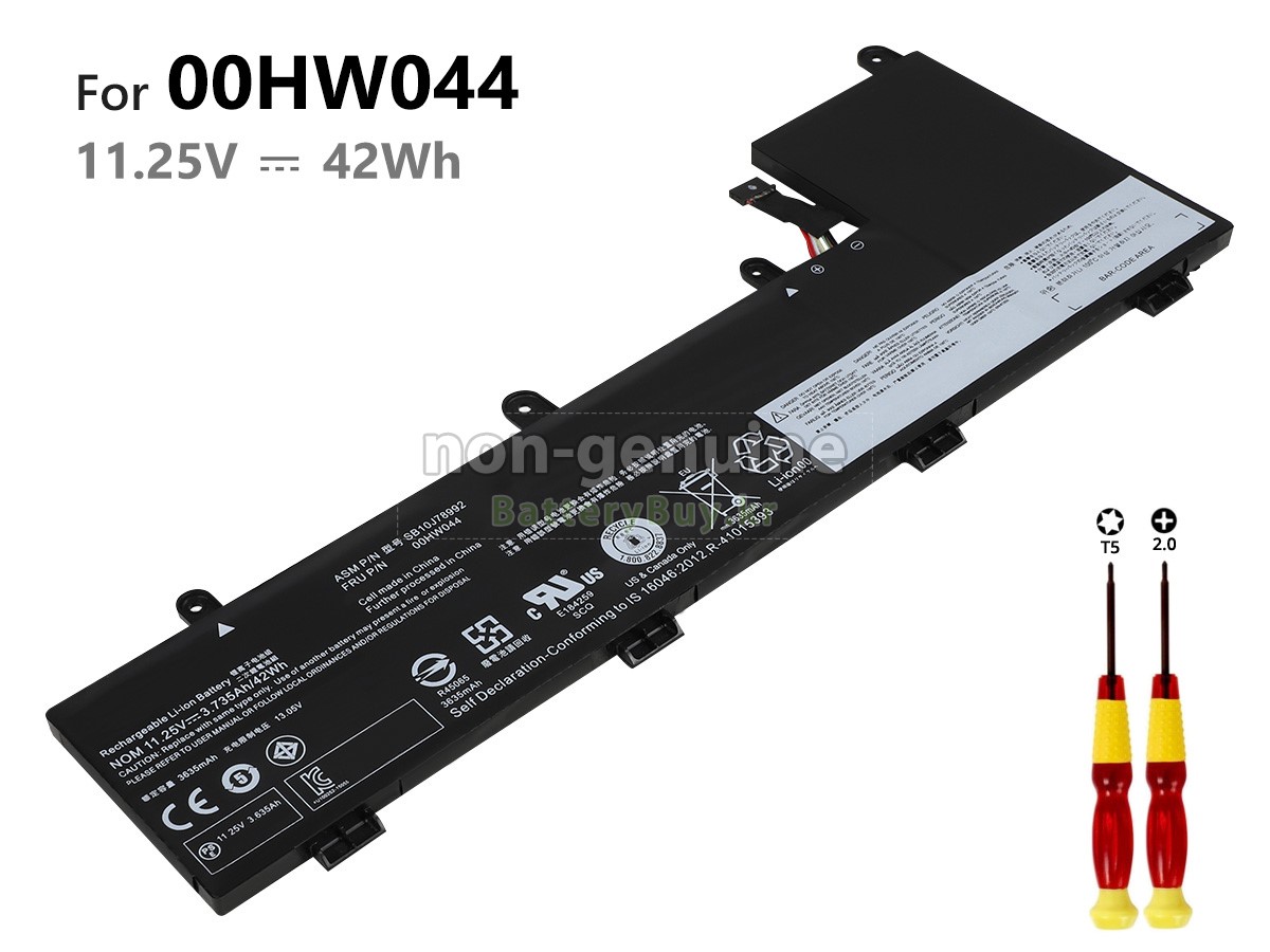 Lenovo 00HW043 배터리