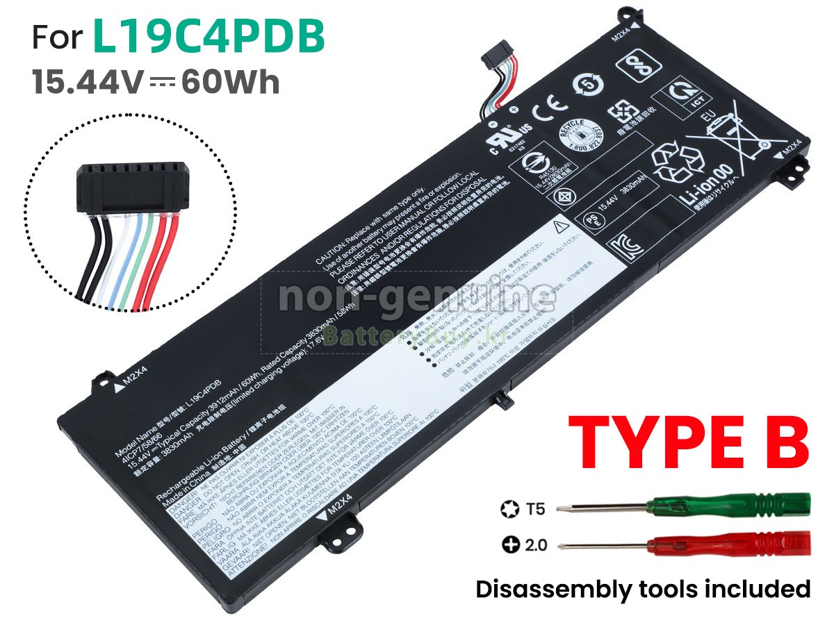 Lenovo THINKBOOK 15 G3 ACL-21A400C0UA 대체 배터리