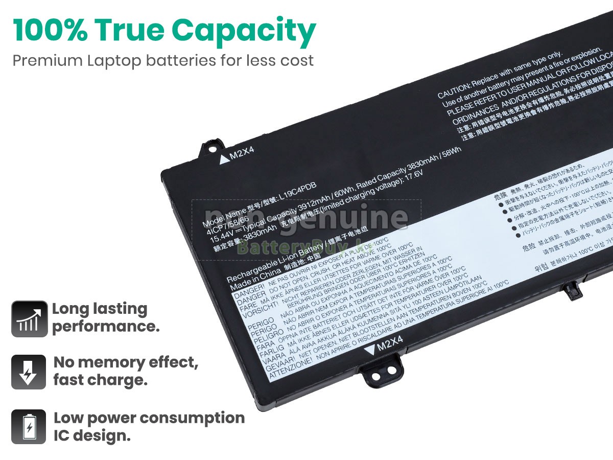 Lenovo THINKBOOK 15 G3 ACL-21A400C0UA 대체 배터리