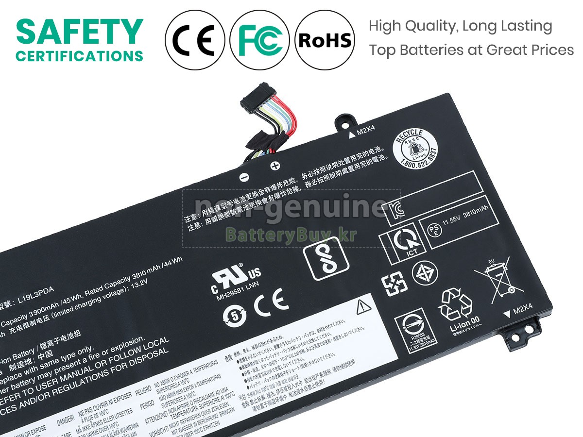 Lenovo THINKBOOK 15 G3 ACL-21A400C0UA 대체 배터리