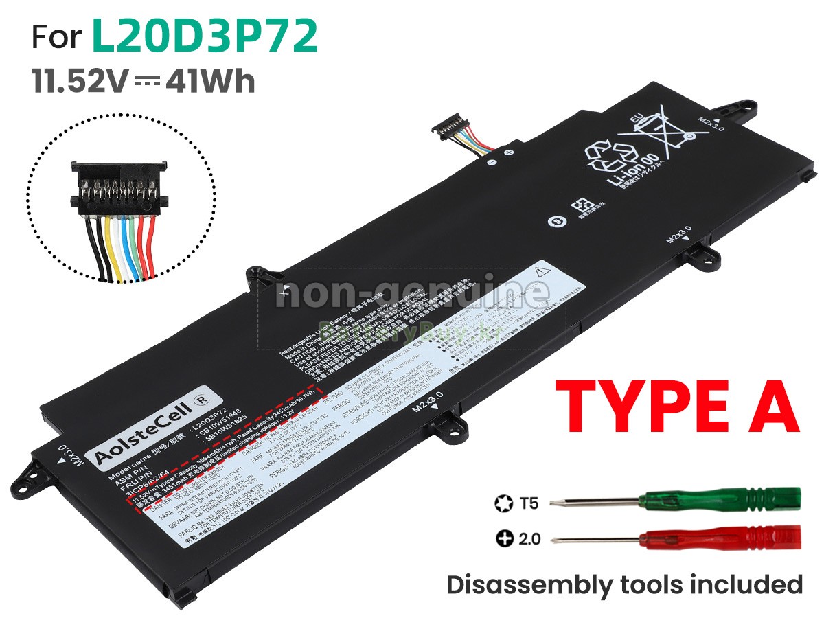 Lenovo ThinkPad X13 GEN 3 (AMD)-21CM003TRK 대체 배터리