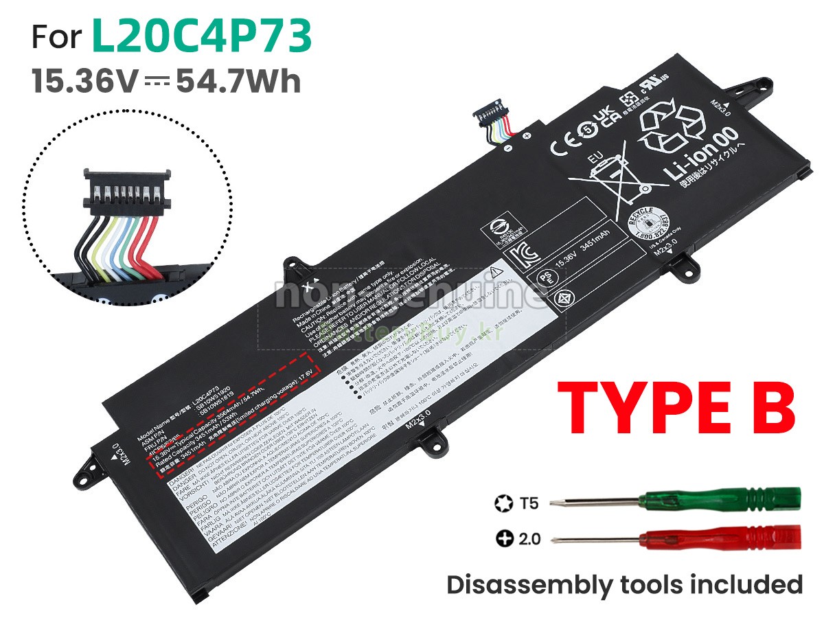 Lenovo ThinkPad X13 GEN 3 (AMD)-21CM003TRK 대체 배터리