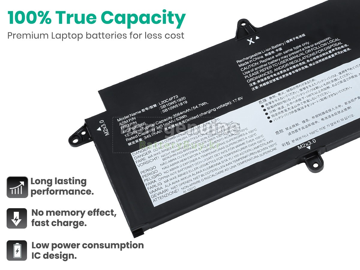 Lenovo ThinkPad X13 GEN 3 (AMD)-21CM003TRK 대체 배터리