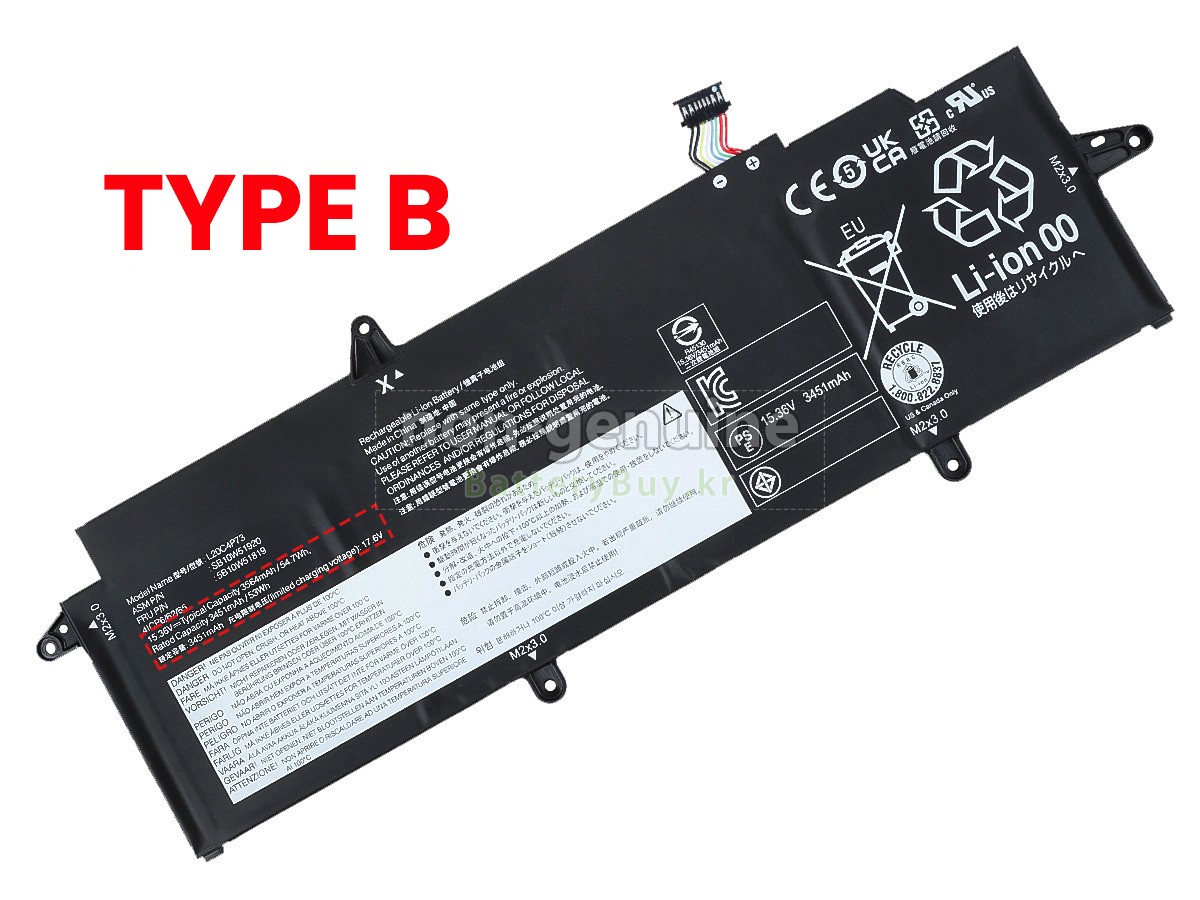 Lenovo ThinkPad X13 GEN 3 (AMD)-21CM003TRK 대체 배터리