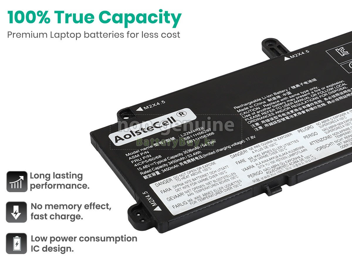Lenovo L22M4P70 대체 배터리