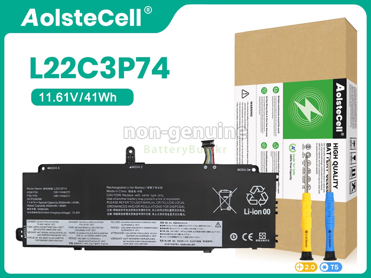 Lenovo L22C3P74 대체 배터리