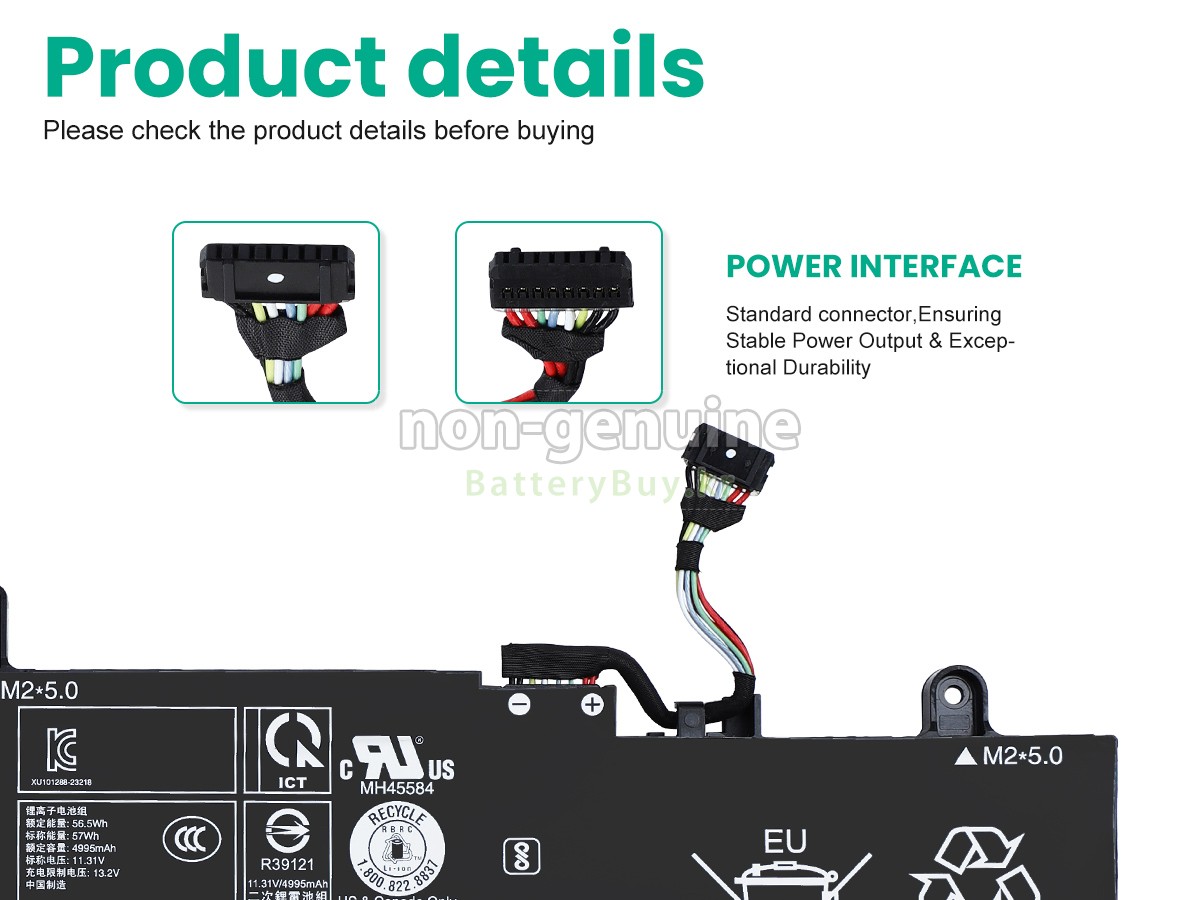Lenovo L23C3PG2 대체 배터리