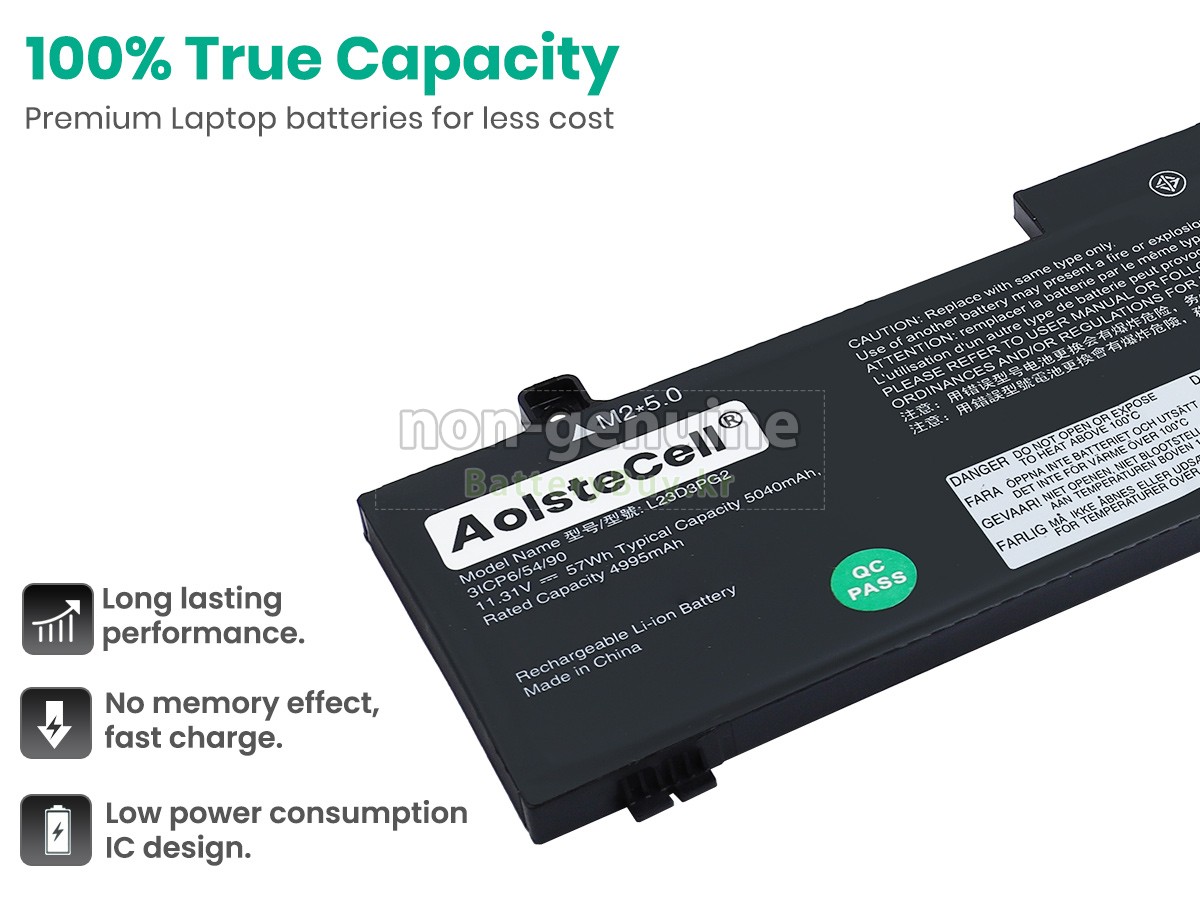 Lenovo L23C3PG2 대체 배터리