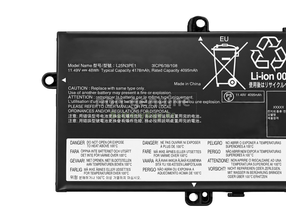 Lenovo THINKBOOK 14 G9 IPL-21UX006DED 대체 배터리